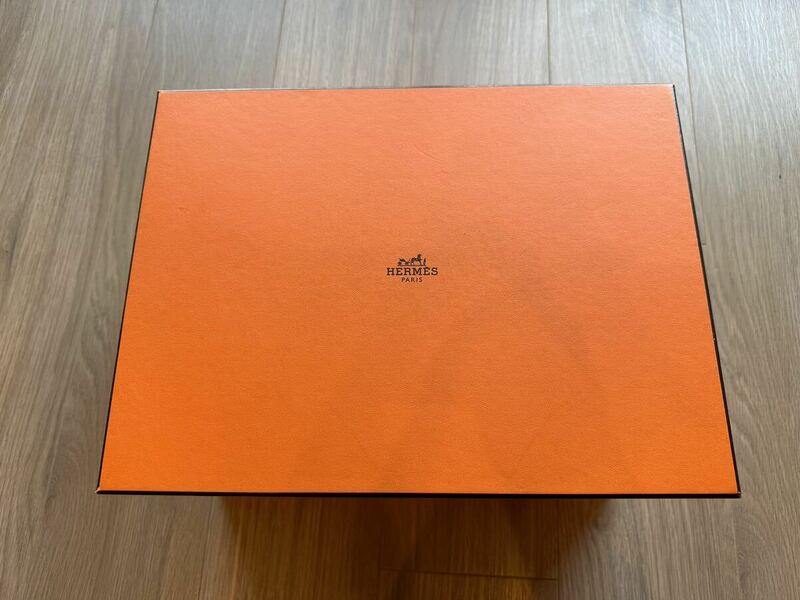 ◆現行品 エルメス 空箱 16.5x19x4 HERMES BOX 空き箱 箱 化粧箱 オレンジ箱 オレンジボックス #3◆ 