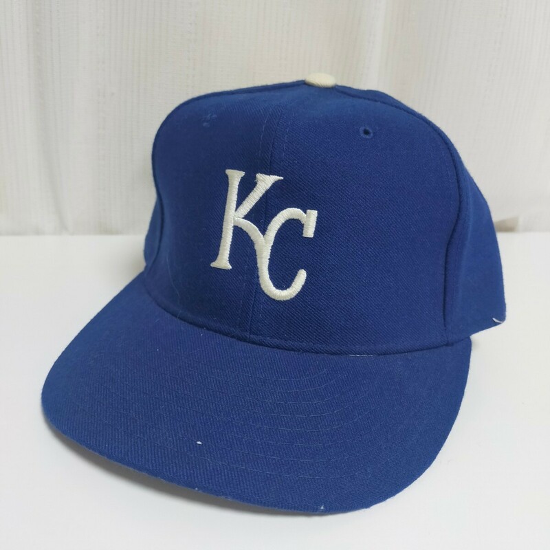 NEW ERA ニューエラ ヴィンテージ 5950 USA製 59fifty キャップ 帽子 MLB KC カンザスシティロイヤルズ 7.375 ブルー(青)"
