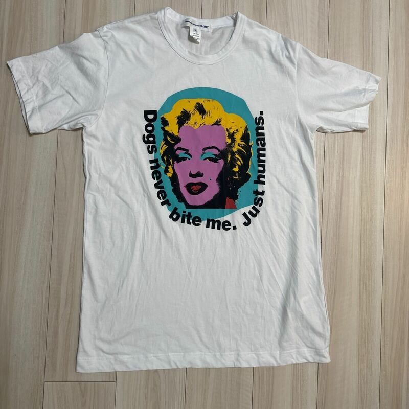 COMME des GARCONS SHIRT Andy Warhol S/S T-SHIRT ＂Marilyn Monroe＂(FＭ-Ｔ005)