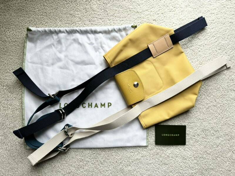 1度だけ使用■LONGCHAMP ロンシャン ル プリアージュ リプレイ バッグ イエロー 黄色 鞄