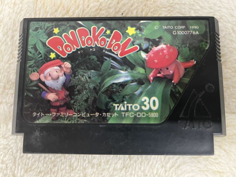 【送料込】動作確認済 DON DOKO DON ドンドコドン TAITO タイトー Nintendo ファミリーコンピューター ソフト 任天堂 ファミコン カセット 
