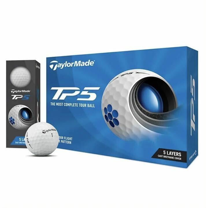 ◆ TaylorMade // TP5 / ゴルフボール / white / １ダース 12球 // テーラーメイド ◆