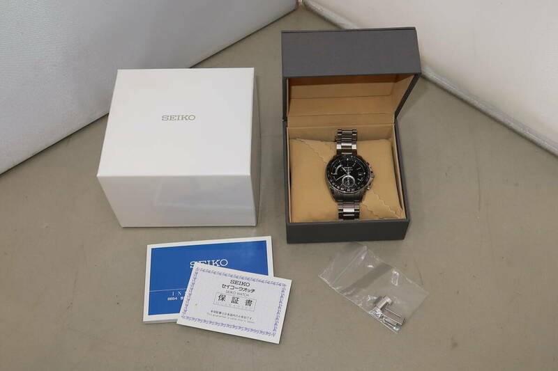 SEIKO セイコー BRIGHTZ ブライツ 8B54-0BB0 ソーラー電波 メンズ 腕時計