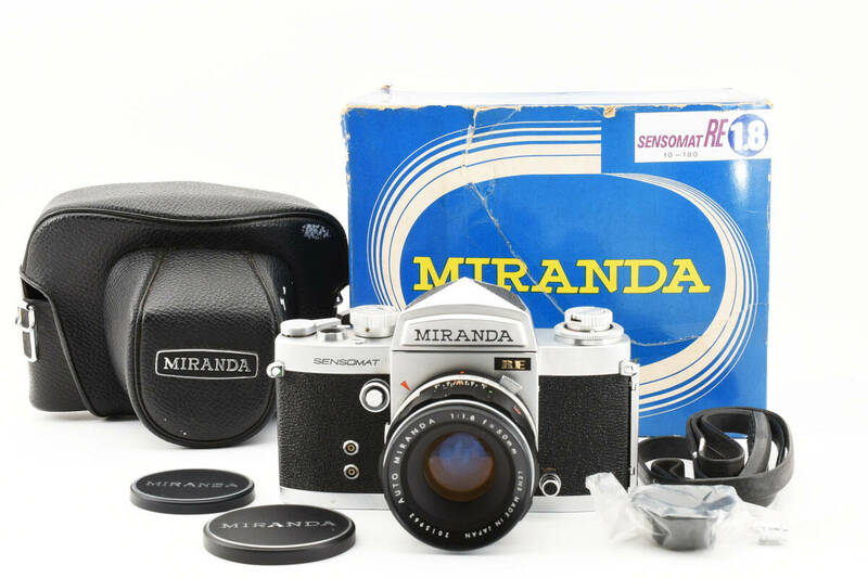 【超レア】 ミランダ MIRANDA RE SENSOMAT ボディ MIRANDA AUTO 50mm f1.8 レンズ 元箱付き 【ジャンク】 #5720