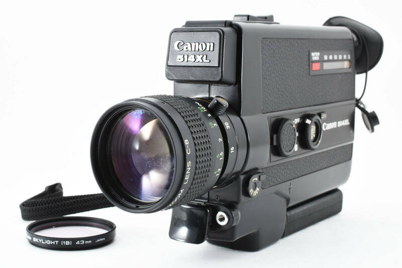 Canon 514XL 8ミリ フィルム キャノン ビデオカメラ 8ミリカメラ ZOOM LENS C-8 9-45mm 1:1.4 MACRO 【ジャンク】 #5805