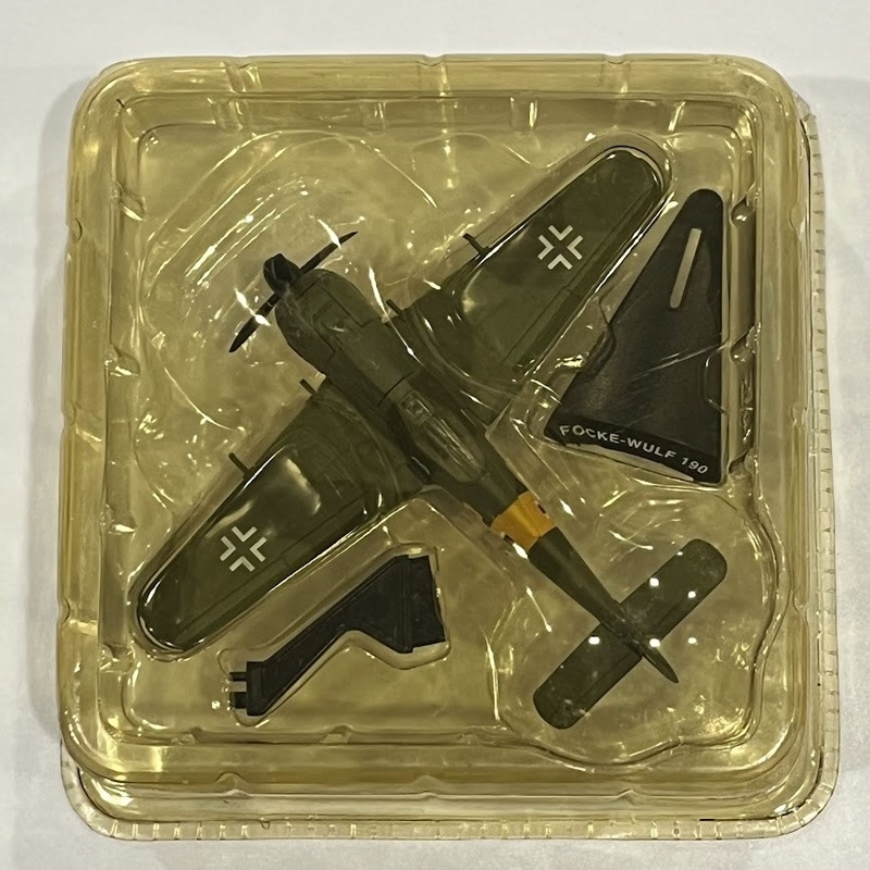 ★世界の戦闘機★　FOCKE-WULF 190　フォッケウルフ　FW190　ドイツ空軍　モデルパワー？　未開封　現状品