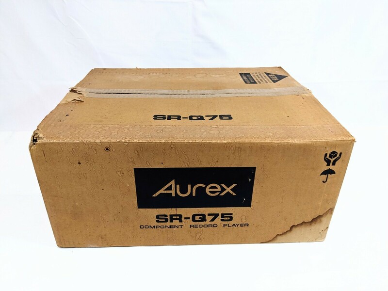 オーディオ機器 ターンテーブル レコードプレーヤー AUREX SR-Q75 元箱付 フルオート