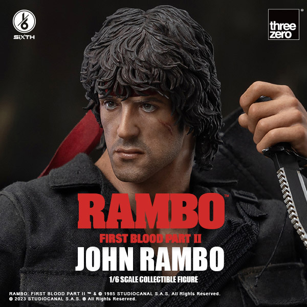 Threezero 1/6 ランボー 怒りの脱出 ジョン ランボー 未開封新品 3Z0328 Rambo First Blood シルヴェスター スタローン 検) HOTTOYS