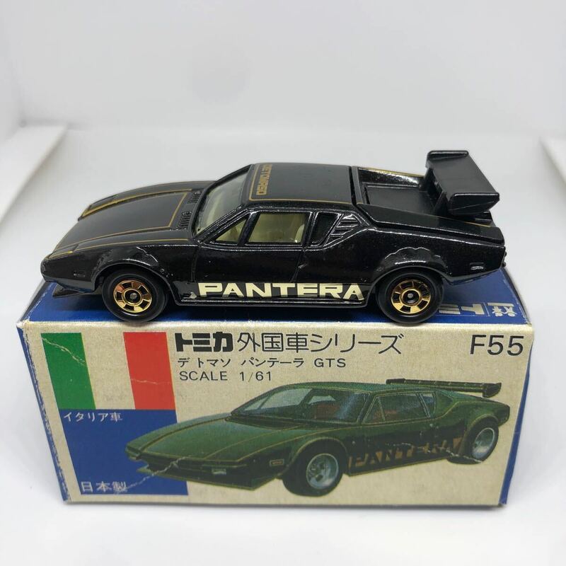 トミカ　日本製　青箱　F55 デトマソ　パンテーラ　GTS 当時物　絶版　③
