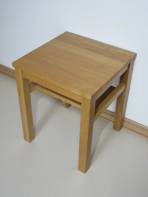 無印良品　オーク材　サイドテーブルベンチ　天然木　無垢材　良品計画　木製　チェア