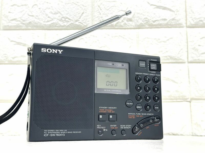A828◇ SONY ラジオ ICF-SW7600G 中古 動作確認済【ジャンク】