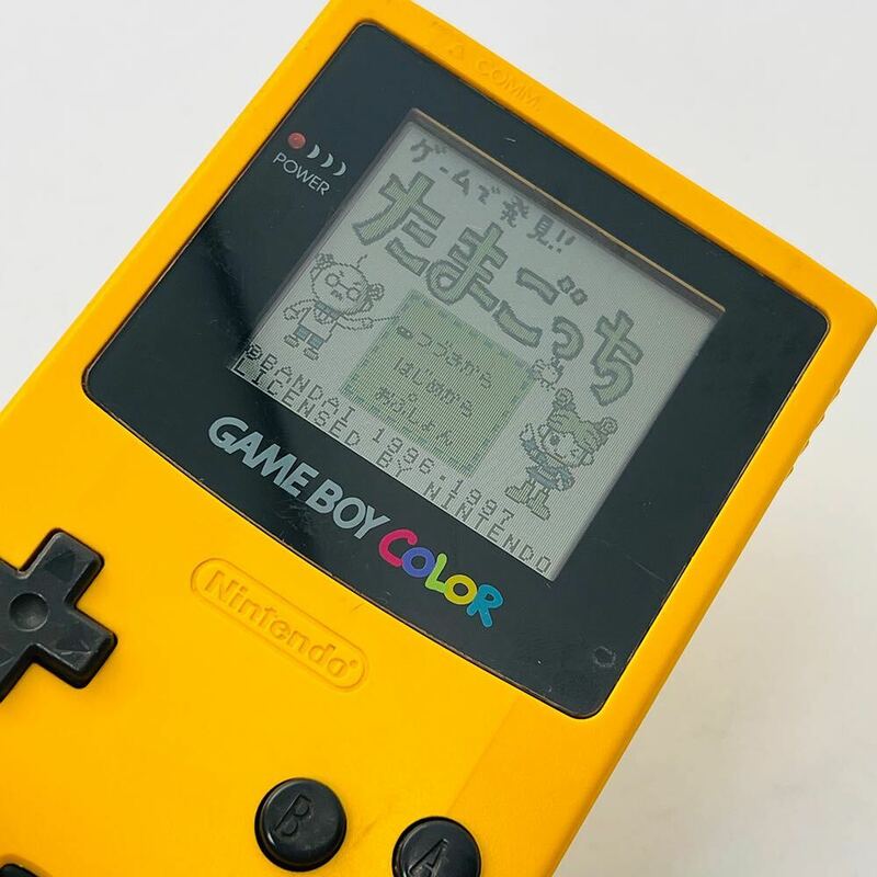 GBC ゲームボーイカラー イエロー Nintendo GAMEBOY Color 任天堂 ニンテンドー 携帯ゲーム機 ゲーム機 本体 ソフト起動OK