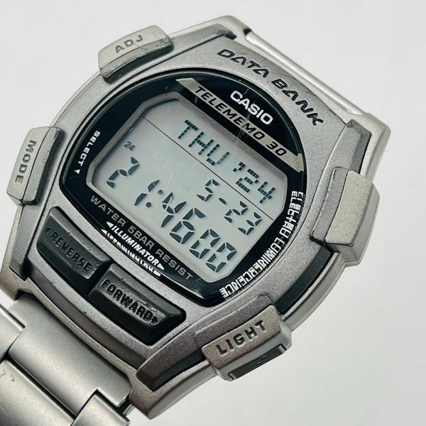 CASIO DATABANK DB-35H デジタル メンズ 腕時計 中古 稼働品 カシオ データバンク ヴィンテージ