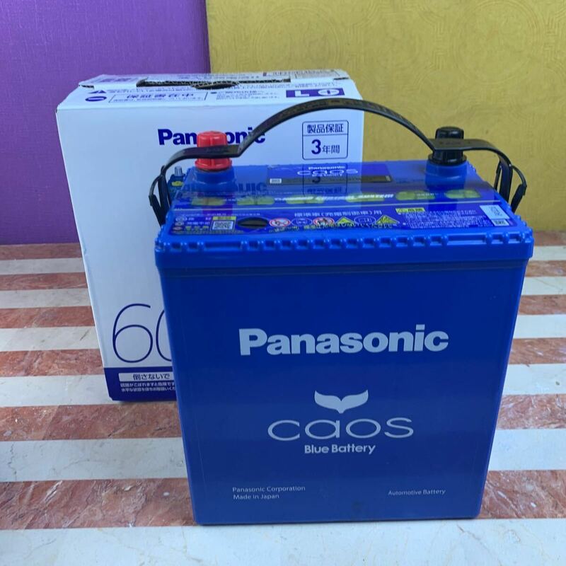 Panasonic パナソニック CAOS カオス60B19L /C7 303CCA 廃棄カーバッテリー無料回収　パルス充電済み　バッテリーチェッカー有料にて同梱