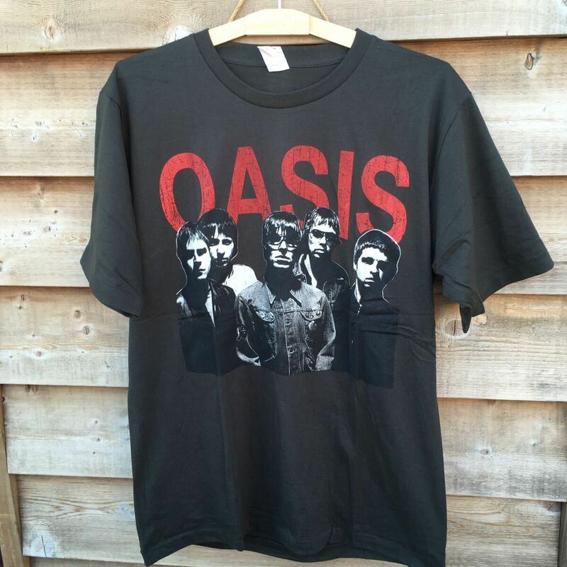 90年代バンド　オアシス　oasis L バンドTシャツ　ロックTシャツ