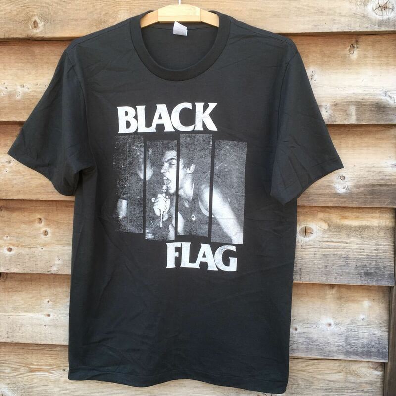 70年代バンド　ブラックフラッグ　BLACK FLAG L バンドTシャツ