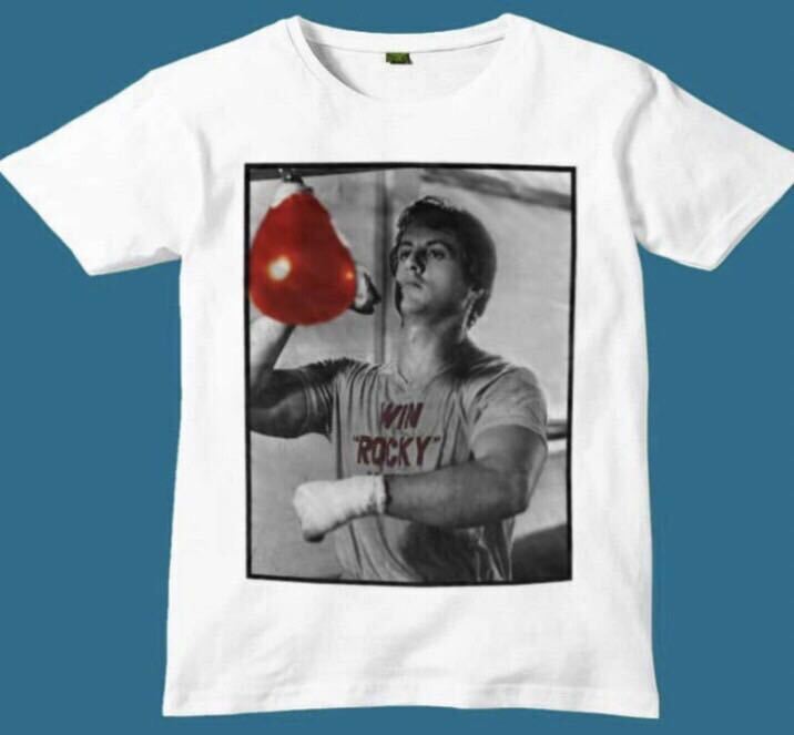 1976年上映　ロッキー　シルベスタースタローン　XL ムービーTシャツ