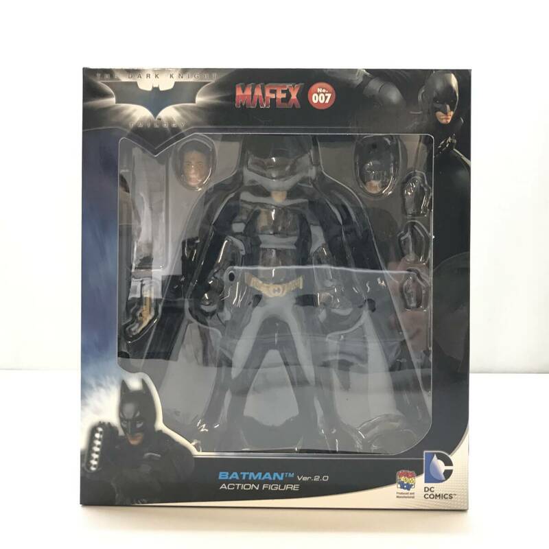 ☆中古品☆ MEDICOM TOY メディコムトイ フィギュア ダークナイト ライジング MAFEX バットマン Ver.2.0 アクションフィギュア No.007