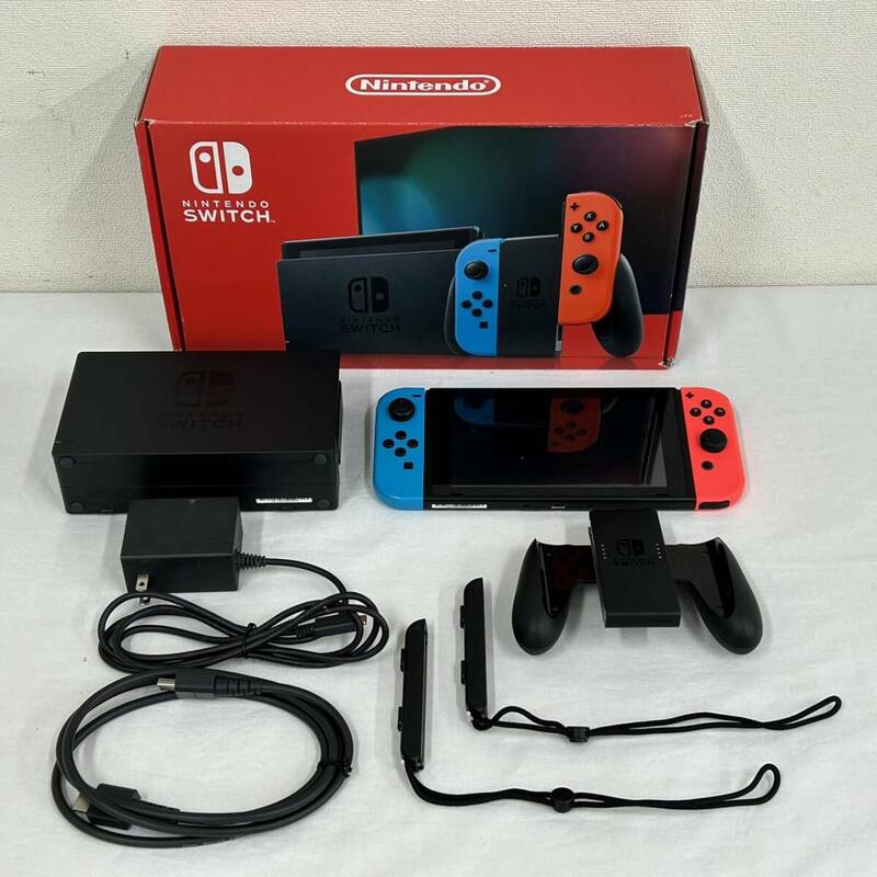 LA037682(062)-320/AS12000【名古屋】NINTENDO ニンテンドー SWITCH スイッチ HAC-001(-01) ゲーム機