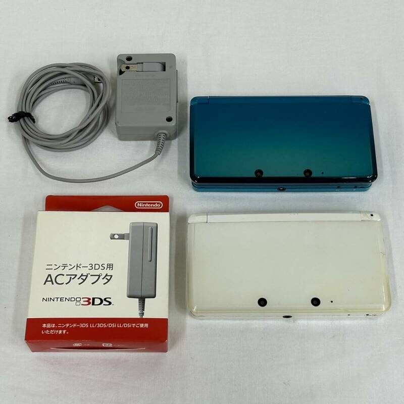 LA020361(063)-315/TM4000【名古屋】Nintendo ニンテンドー 3DS CTR-001 ゲーム機2点まとめ