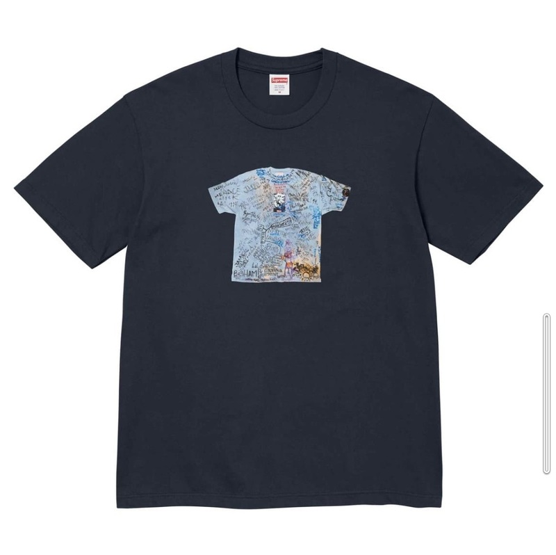 ☆24SS SUPREME 30th Anniversary Tee NAVY 新品未使用 シュプリーム オンライン購入 本物