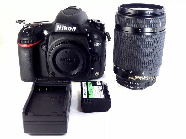 送料無料! Nikon D600 ニコン ボディ シャッター2,460回 +AF Nikkor 70-300mm f4-5.6D レンズ セット 完動 美品 デジタル 一眼レフ カメラ
