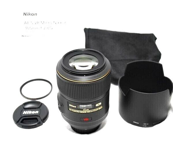 送料無料!! Nikon AF-S VR MICRO NIKKOR 105mm F2.8G IF ED マクロ マイクロ ニコン レンズ 完動 美品 人気 カメラ 一眼レフ Camera Lens
