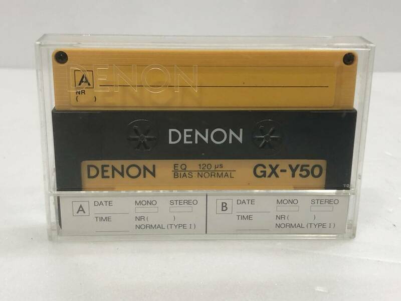 DENON デノン デンオン GX-Y50 ノーマル カセットテープ Type I Normal Position Audio Cassette 使用済 録音済 現状品 AE118000