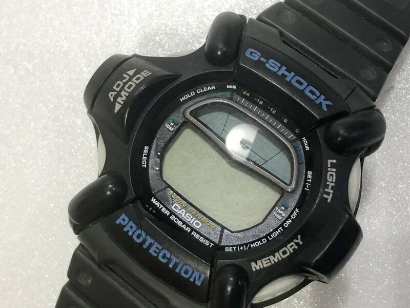 CASIO カシオ G-SHOCK REISEMAN 1664 DW-9100 デジタル QZ クオーツ ブラック メンズ ケース付き 腕時計 動作未確認 現状品 AE120000