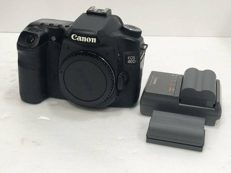 Canon キャノン EOS 40D ボディのみ DS126171 充電器/バッテリー付 デジタルカメラ 一眼レフ デジタル一眼 動作確認済 現状品 AE159060