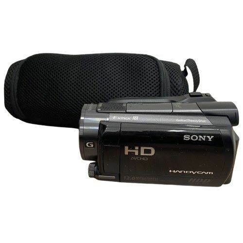 ★【SONY/ソニー】HANDYCAM HDR-XR520V ブラック/黒色 ビデオカメラ カメラ ケース付き アンティーク コレクション★15415