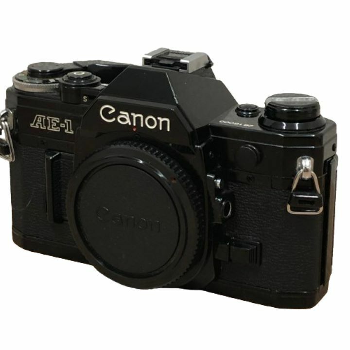 ●【Canon/キャノン】AE-1 一眼レフフィルムカメラ ブラック ボディ★23020