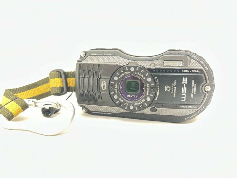 ★完動品★ PENTAX ペンタックス 防水 デジタルカメラ コンデジ WG-3 WG-III #88