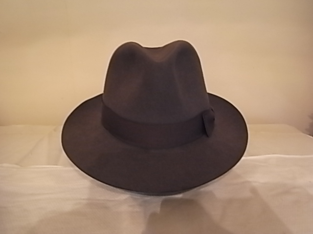 ! ! !　Borsalino Beaver Felt Fedora Hat Pre-Owned ・ ボルサリーノ ・ ビーバー　! ! !