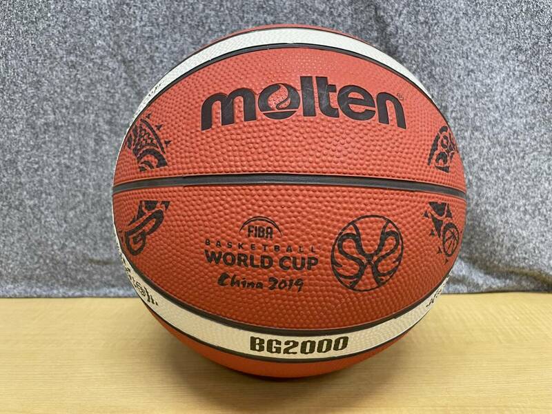 モルテンmolten B7G2000-M9C BG2000 FIBAワールドカップ2019レプリカバスケットボール 7号★ゴム★N24100