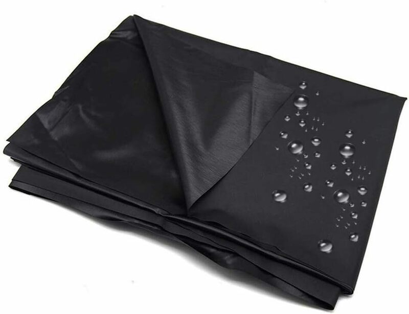 TaRiss's ベットシーツ ベットカバー セックスゲーム ピクニック シート 多用途 PVC 防水 ブラック 1.5mx2.2m