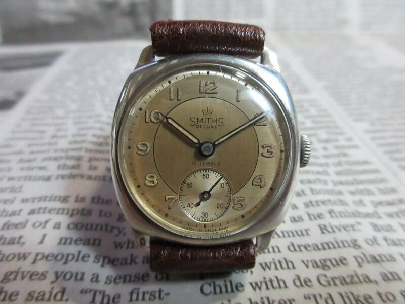 1950年代　SMITHS DELUXE （スミス デラックス） MADE IN ENGLAND　ヴィンテージ腕時計　　