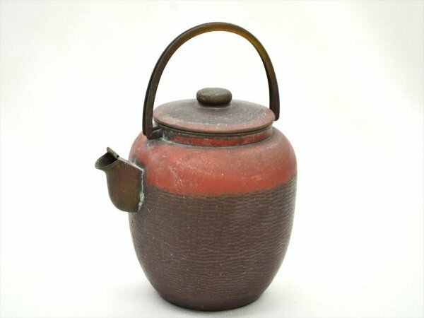 KM561●中古品●銅製薬缶/銅やかん　在銘あり　約503g　茶道具