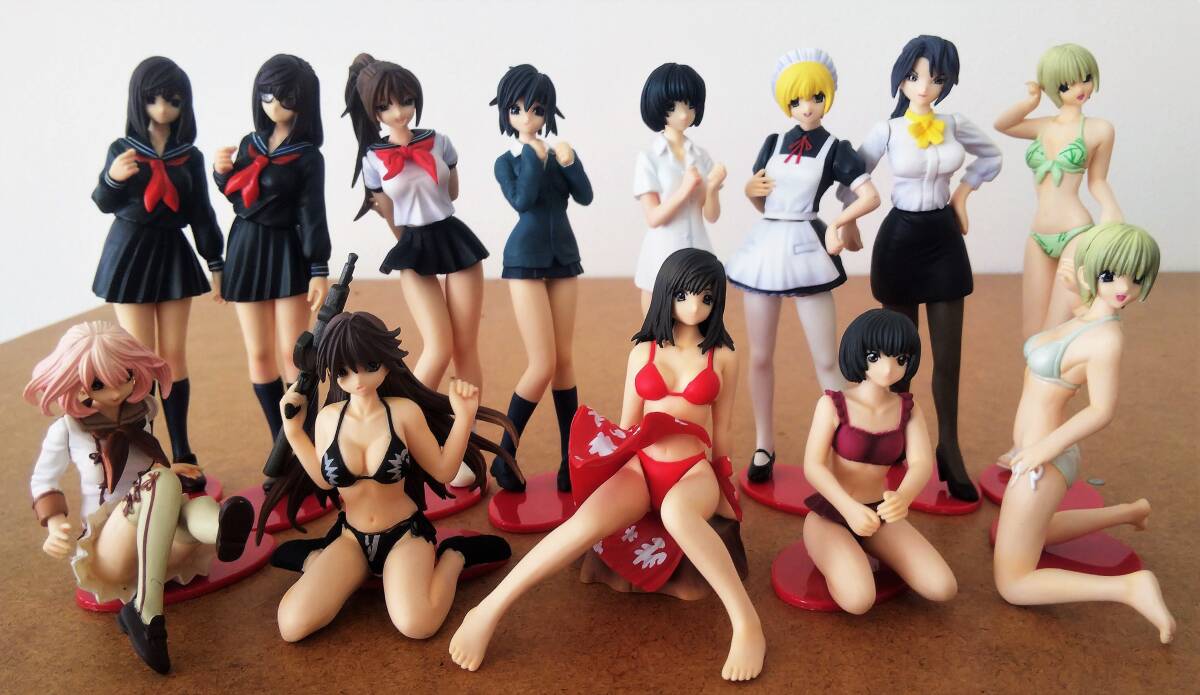 SR いちご100％ フィギュア 東城綾 メガネ シークレット 西野つかさ 南戸唯 北大路さつき 向井こずえ 全7種 ＋ Part2 ６種セット ユージン