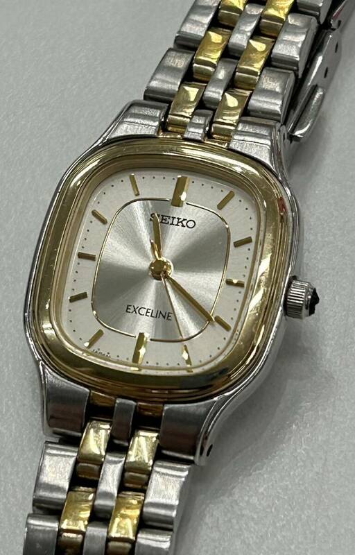 【D3143SS】SEIKO EXCELINE セイコー エクセリーヌ 腕時計 4J41-0AA0 クォーツ 稼働 レディース ウォッチ クオーツ