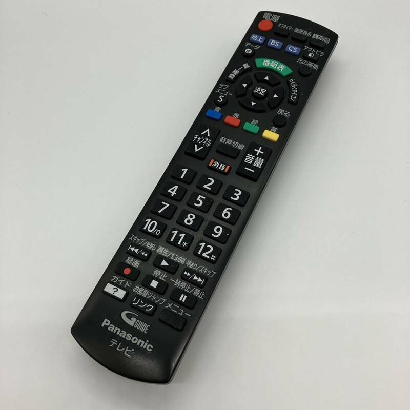 K035-I39-9178◎Panasonic パナソニック テレビリモコン N2QAYB001091 テレビ周辺機器