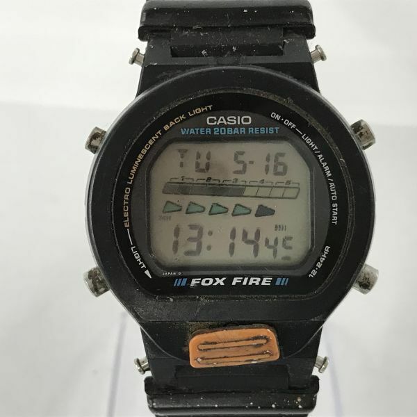 J216-SB2-1322◎ CASIO カシオ FOX FIRE フォックスファイヤー DW-6600 メンズ クオーツ デジタル 稼働 腕時計