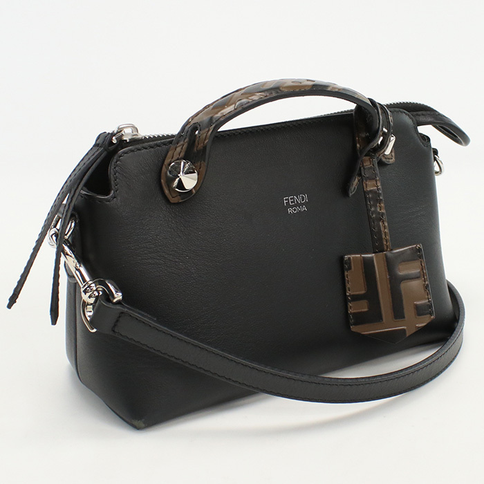 中古良品フェンディFENDI バイザウェイ スモール レザー 8BL145 A6CO ブラック系　 ランク：A us-2 2WAY ショルダー レディース