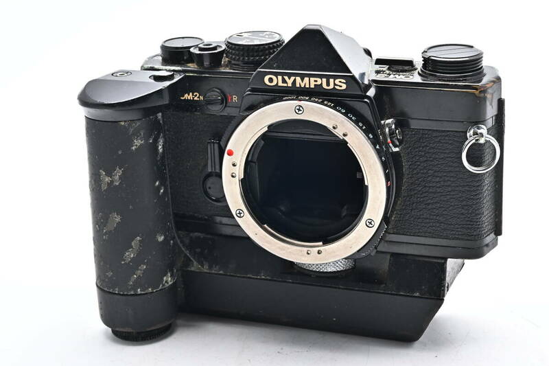 1B-350 OLYMPUS オリンパス OM-2N + WINDER II 一眼レフフィルムカメラ マニュアルフォーカス ワインダー