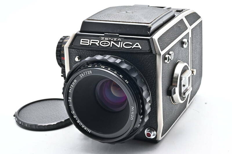 1B-335 ZENZA BRONICA ゼンザブロニカ EC NIKKOR-H 50mm f/3.5 中判 フィルムカメラ