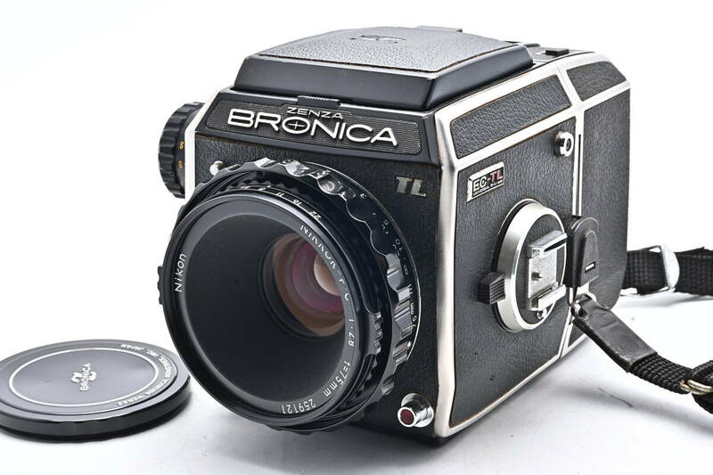 1B-337 ZENZA BRONICA ゼンザブロニカ EC-TL NIKKOR-P.C 75mm f/2.8 中判 フィルムカメラ