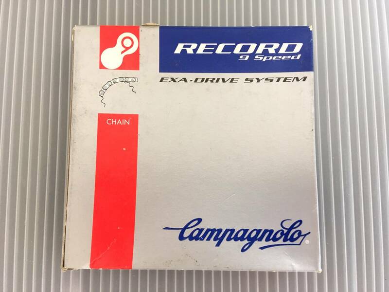 カンパ レコード 9速 チェーン CAMPAGNOLO ( カンパニョーロ ) RECORD CHAIN 9S イタリア製（MADE IN ITALY）（新品・未使用）