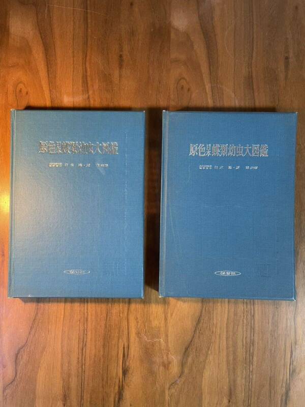 《値下即決早い者勝ち》原色日本蝶類幼虫大図鑑 VOL.1,2 白水隆 原章 共著 保育社 全2巻