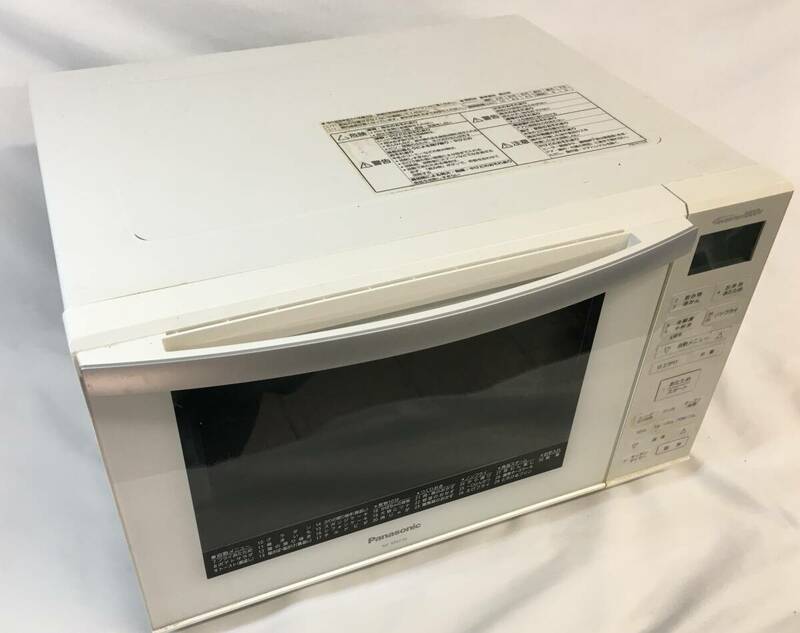 電子レンジ　Panasonic　NE-MS236-W　白　フラット式