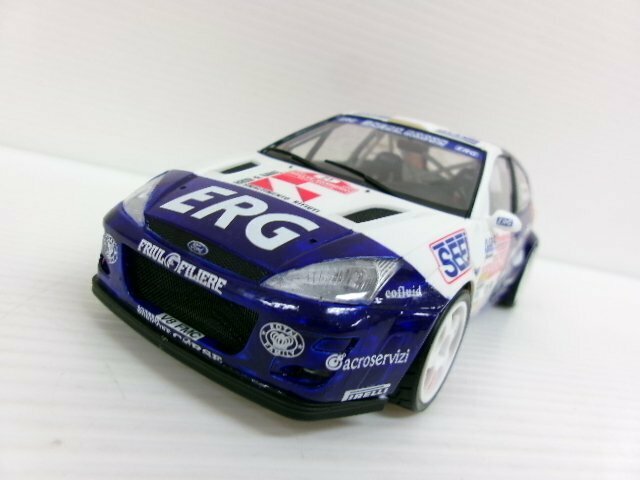 タミヤ 1/24 フォード フォーカス RS WRC #21 ERG サンレモ 2001仕様 プラモデル 完成品 (4122-416)